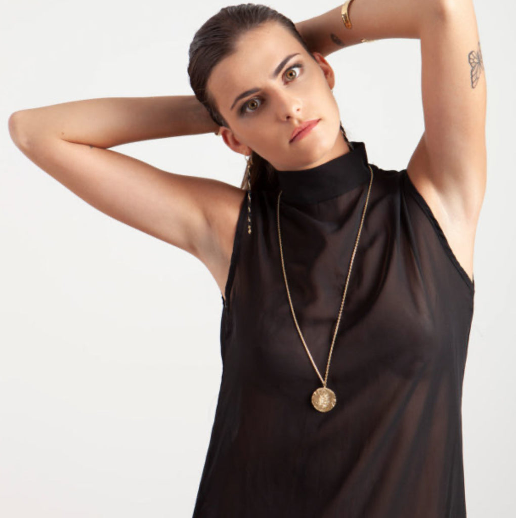 Raquel Welche 36 Long Necklace in Gold