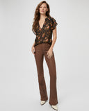 Paige Laurel Canyon Coated COGNAC