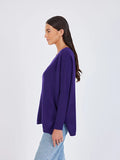 Not Shy Faustine Cashmere in Purple