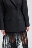 Second Female Fringe Skirt in Black