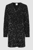 Second Female Shimmer Dress in Black