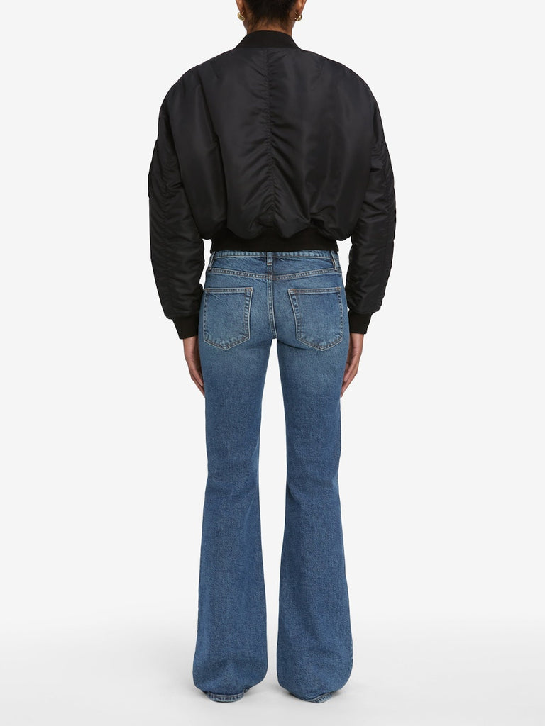 Frame The Nylon Bomber Jacket in Black