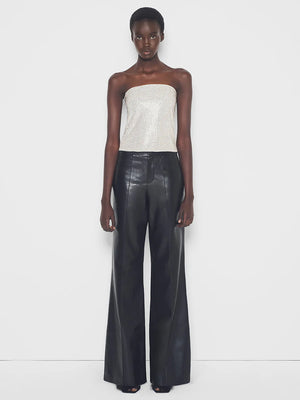 As By Df Kat Leather Bell Leggings in Black