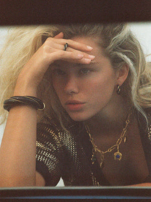 Aurelie Bidermann Diana Earrings in Black