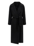 Maxmara Weekend Tempera Coat in Black
