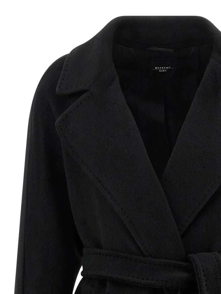 Maxmara Weekend Tempera Coat in Black