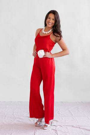 Silk 95 Five Sandylane Cami in Scarlet