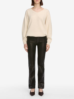 Frame Le Sleek Straight in Mood Ring Coated Black
