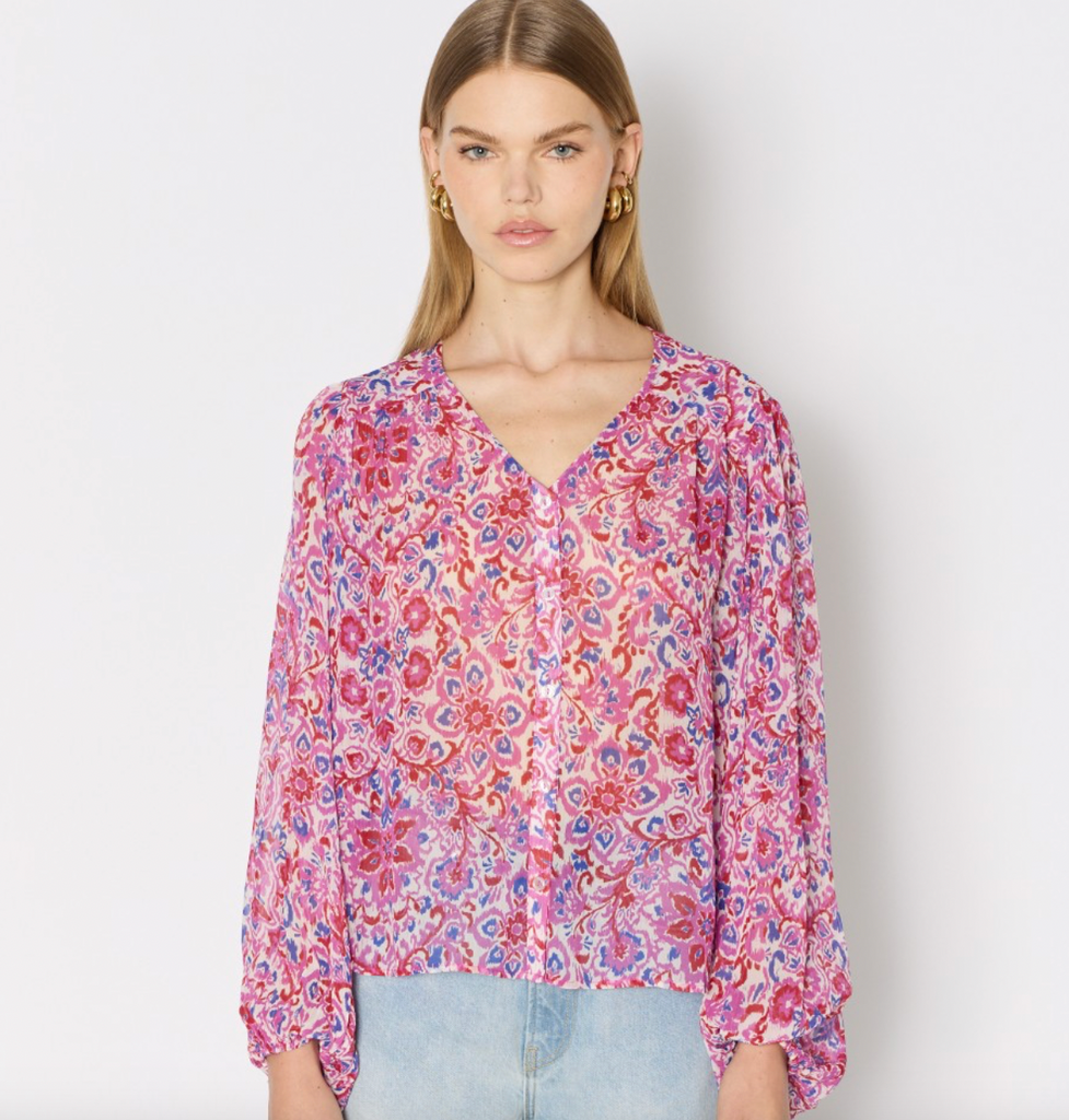 Berenice Creek Blouse in Pink