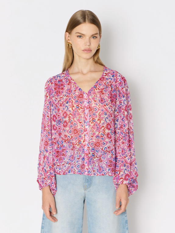 Berenice Creek Blouse in Pink