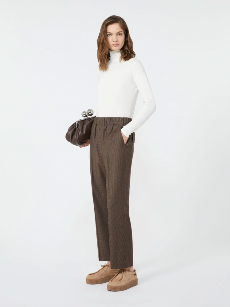 Maxmara Weekend Hateley Trouser in Chocolate