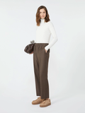 Maxmara Weekend Hateley Trouser in Chocolate