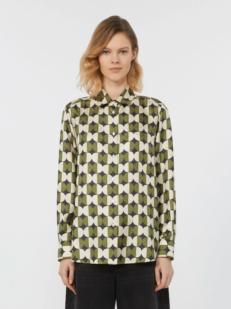 Maxmara Weekend Rive Shirt in Olive