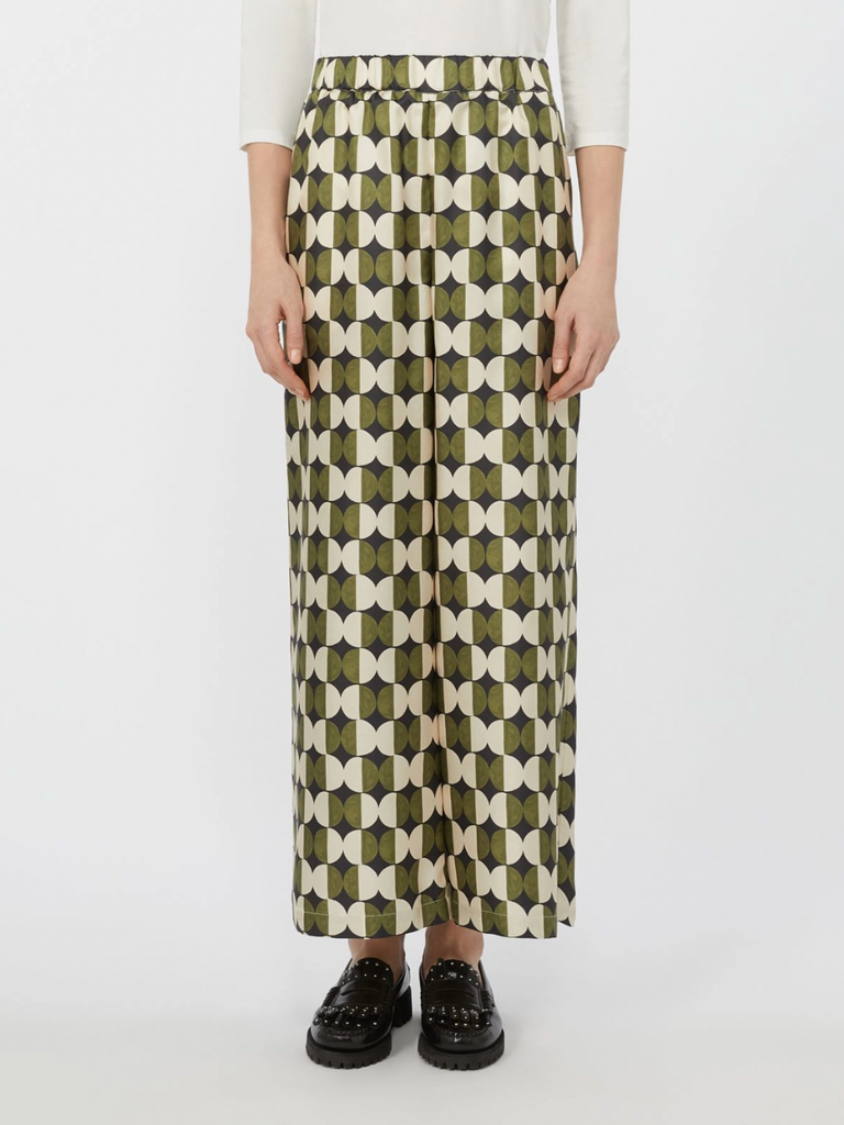 Maxmara Weekend Fibbia Trouser in Olive