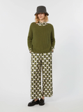 Maxmara Weekend Fibbia Trouser in Olive