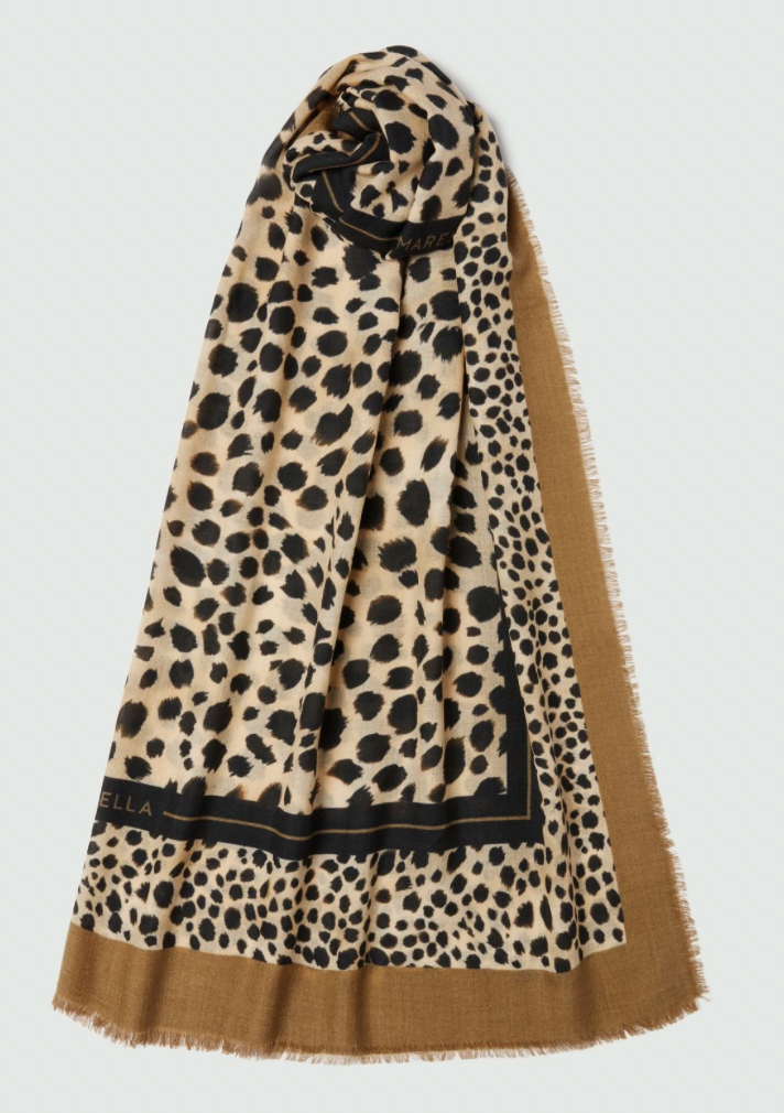 Marella Bronzo Spotted Scarf