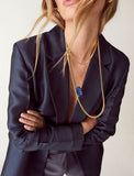 Talis Chains Snake Chain Necklace Long in Gold