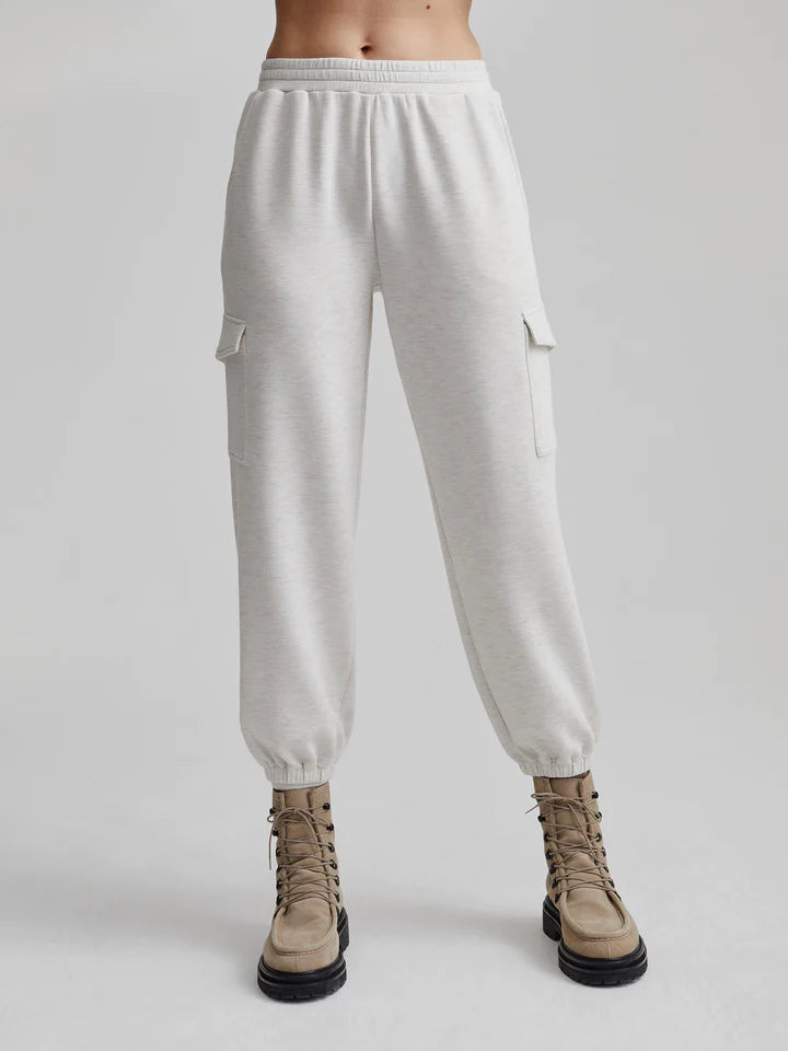 Varley Clarice Pant Ivory Marl