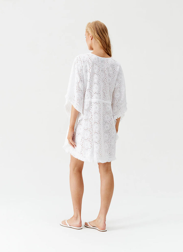 Melissa Odabash Ivy Kaftan in White