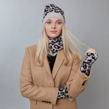 Somerville Scarves Leopard Knitted Neck Warmer