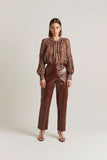 By Malina Antonella Blouse BROWN