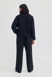 Second Female Fique Wide Pants in Black