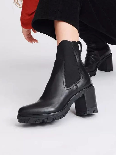 Rag And Bone Shiloh Mid Chelsea Black – The Gate Boutique