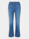 Rag And Bone Nina High Rise Ankle Flare Poppy Mid Blue