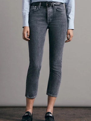 Rag And Bone Nina High Rise Ankle Cigarette Colby GREY