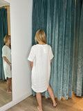 0039 Italy Nora Tunic Dress in White