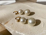 Shyla Pernille Earrings in Pearl