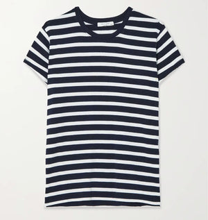 Rag And Bone Knit Stripe Tee BLUE