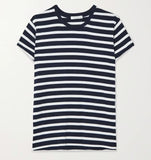 Rag And Bone Knit Stripe Tee BLUE