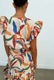 Never Fully Dressed Banana Kerri Top in Multi