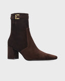 Lola Cruz Agnese Buckle Boots in Chocolate