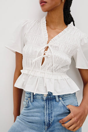 Rails Portia Top in White