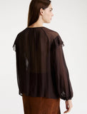 Marella Gela Blouse in Chocolate