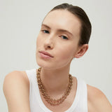 Gas Bijoux Collier Atik Double Chain in Gold