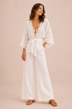 Valerie Khalfon Vibel Jkt in White
