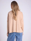 Not Shy Serena Knit Shirt in Natural