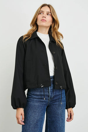 Rails North Twill Jkt in Black