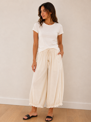 Scarlet Poppies Seema Pants in Papyrus