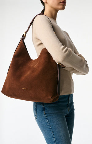 Vanessa Bruno Jess Hobo in Cognac