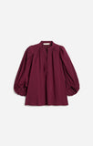 Vanessa Bruno Bell Blouse in Wine