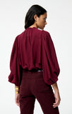 Vanessa Bruno Bell Blouse in Wine