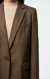 Vanessa Bruno Tilia Jacket in Maroon