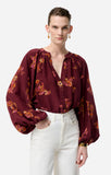 Vanessa Bruno Edme Blouse in Bordeaux