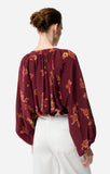 Vanessa Bruno Edme Blouse in Bordeaux
