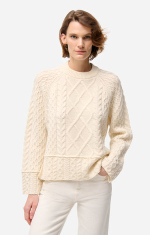 Vanessa Bruno Folk Jumper in Ecru