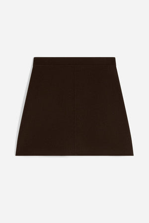 Vanessa Bruno Juna Short Skirt CHOCOLATE